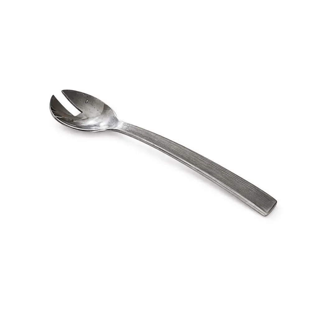Vera Wang Wedgwood Vesta Serving Spoon 12in Silver Tone Flatware Replacement Set